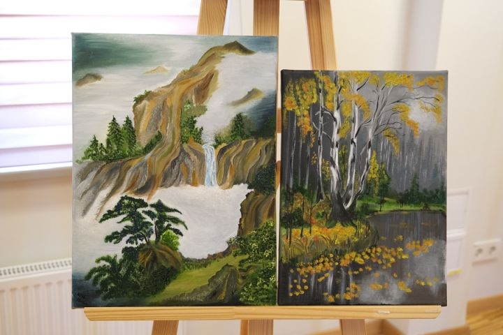 Ogres tehnikumā atklāta pedagogu radītu darbu izstāde