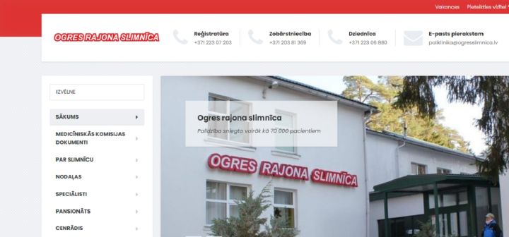 Ogres tehnikuma audzēkņi palīdz aizstāt Ogres rajona slimnīcas reģistratūras darbiniekus