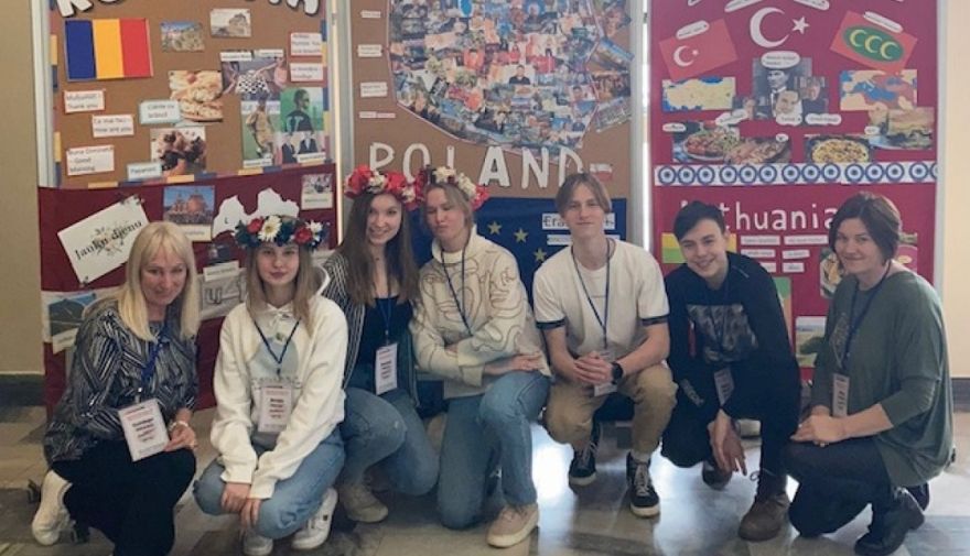 Ogres Valsts ģimnāzijas skolēnu pieredze Erasmus+ projektā Polijā
