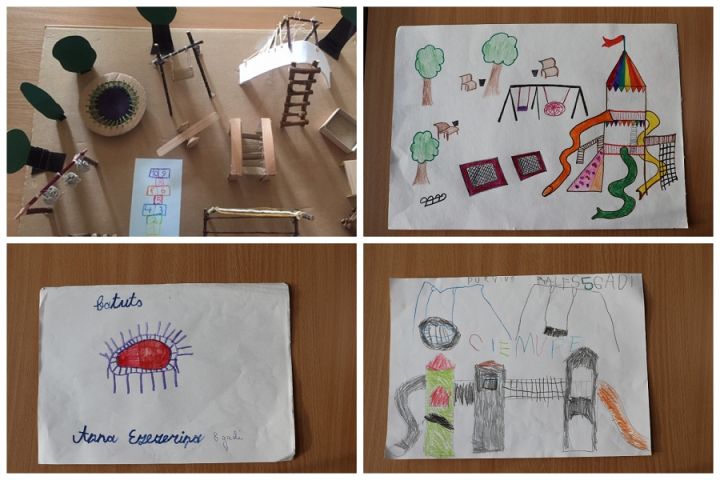 Ogresgala un Ciemupes rotaļlaukumi bērnu redzējumā