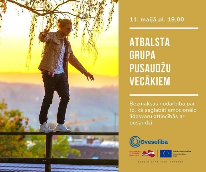 Organizēs atbalsta grupu pusaudžu vecākiem