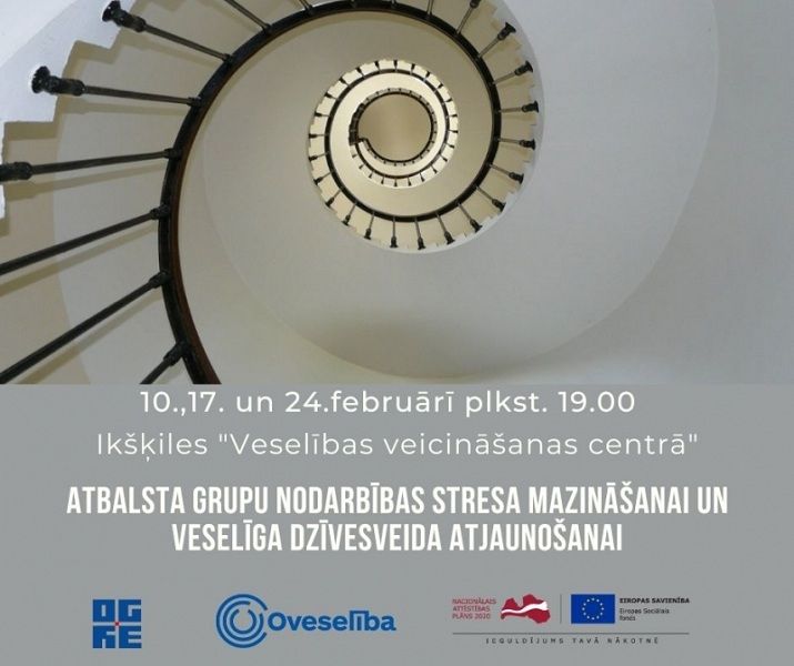 Oveselība aicina uz nodarbībām stresa mazināšanai un veselīga dzīvesveida atjaunošanai