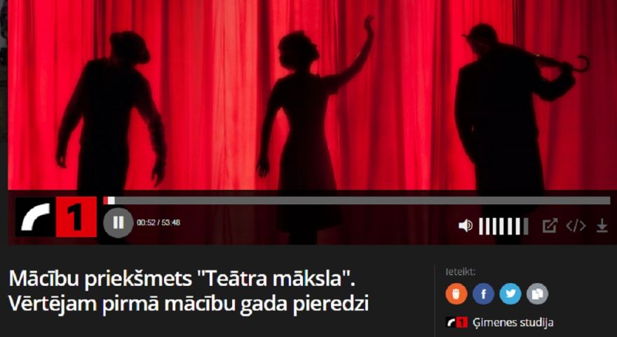 OVĢ skolotājs piedalās LR1 raidījumā "Ģimenes studija"