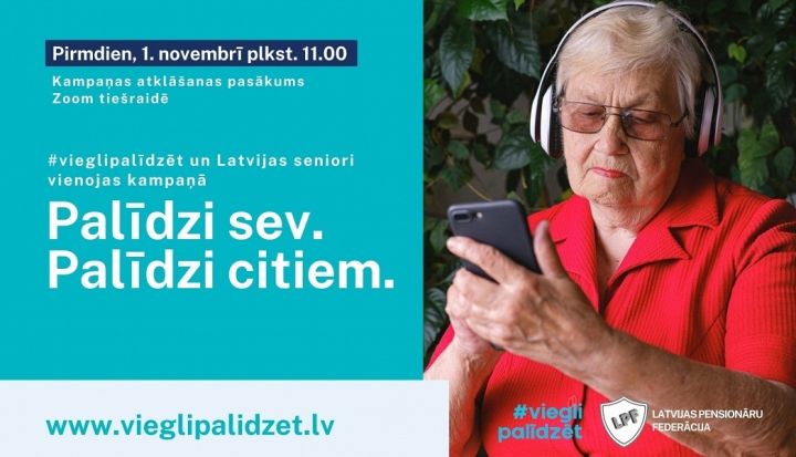 Palīdzi sev. Palīdzi citiem!