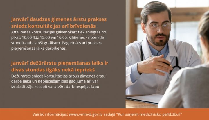 Paplašinātas iespējas saņemt medicīnisko palīdzību pēkšņas saslimšanas gadījumos