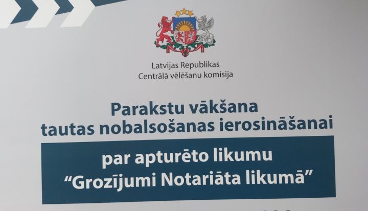 Parakstu vākšana notiek no 2023. gada 7. decembra līdz 2024. gada 5. janvārim ieskaitot.
