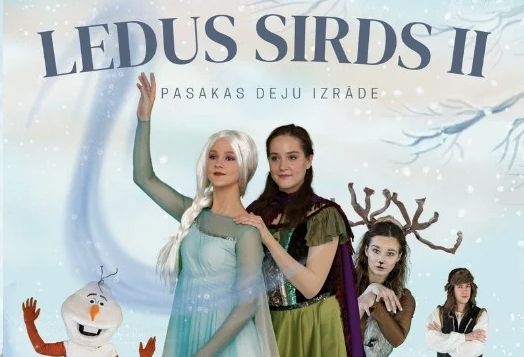 Pasakas deju izrāde "Ledus sirds 2" Lielvārdē