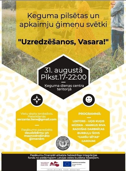 Pasākums daudzbērnu, maznodrošināto ģimenēm Ķegumā