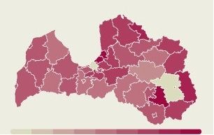 Pašvaldību vēlēšanās nobalsojuši 17264 vēlētāji