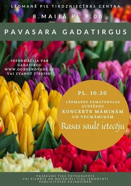 Pavasara gadatirgus, Māmiņdienas koncerts Lēdmanē