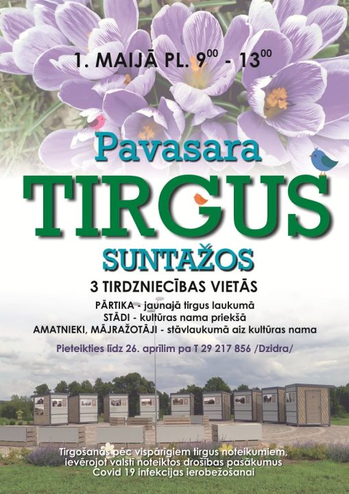 Pavasara tirgus Suntažos