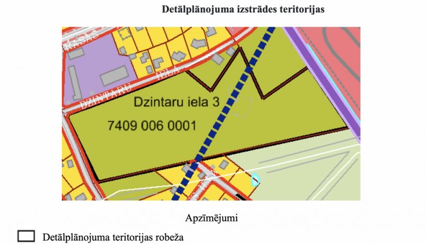Paziņojums par detālplānojuma nekustamajam īpašumam Dzintaru ielā 3, Ķegumā izstrādes uzsākšanu