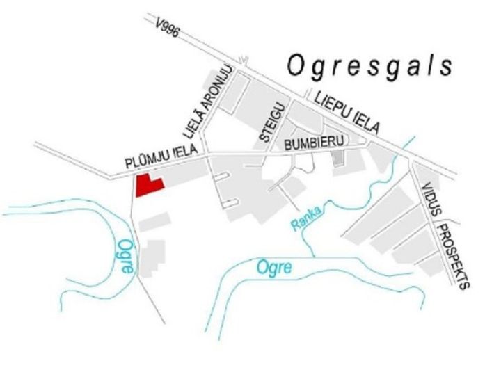 Paziņojums par publisko apspriešanu Plūmju ielā 9, Ogresgalā