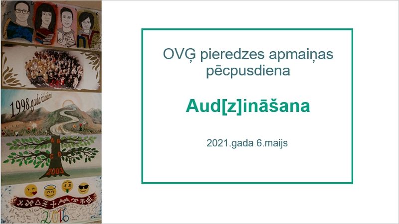 Pedagogi piedalās pieredzes apmaiņas pēcpusdienā "Aud[z]ināšana"