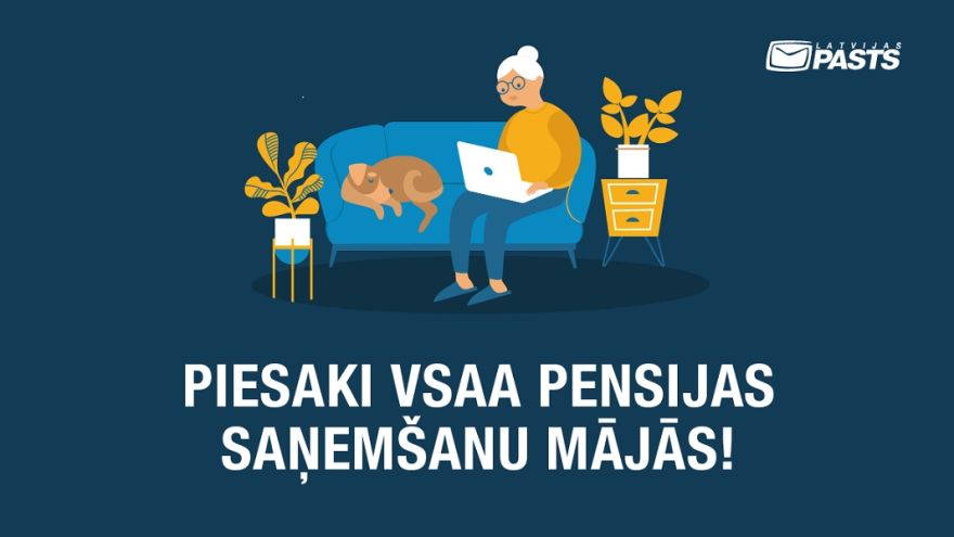 Pensiju iespējams saņemt, neizejot no mājām