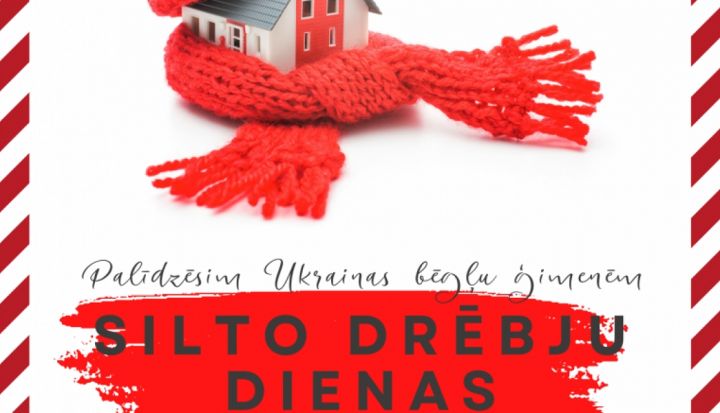 Piedalies labdarības akcijā "Silto drēbju dienas!"