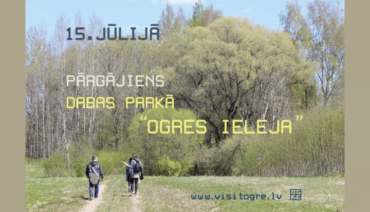 Piesakies pārgājienam dabas parkā "Ogres ieleja"