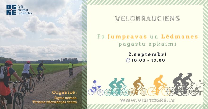 Piesakies velobraucienam Jumprava–Lēdmane–Jumprava