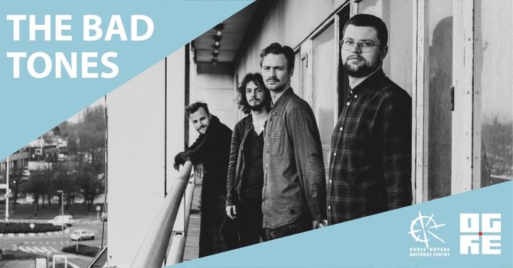 Pilsētas skvērā, Ogrē koncertēs grupa THE BAD TONES