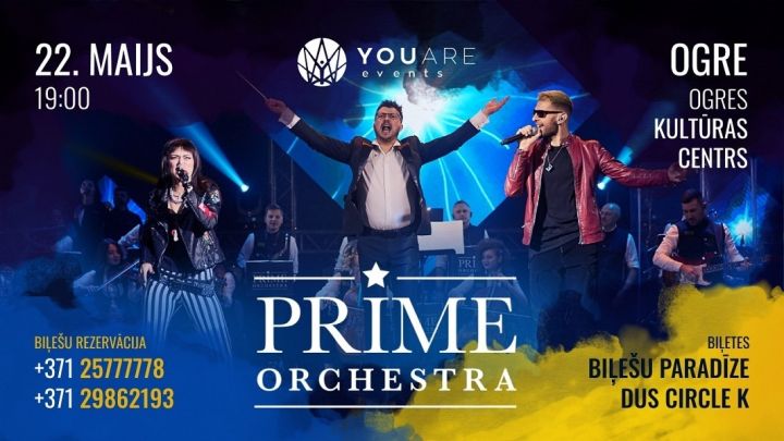 "Prime Orchestra" šovs Ogrē