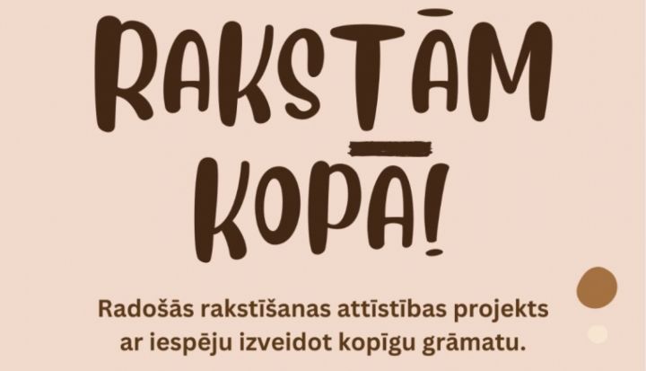 Radošie jaunieši aicināti piedalīties grāmatas veidošanā Ikšķilē