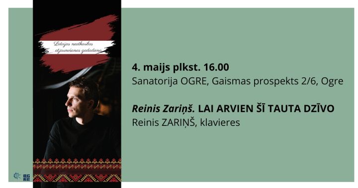 Reinis Zariņš. LAI ARVIEN ŠĪ TAUTA DZĪVO