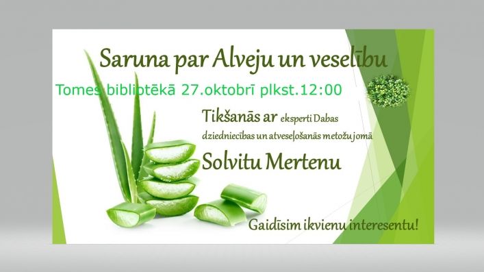 Saruna par alveju un veselību Tomē