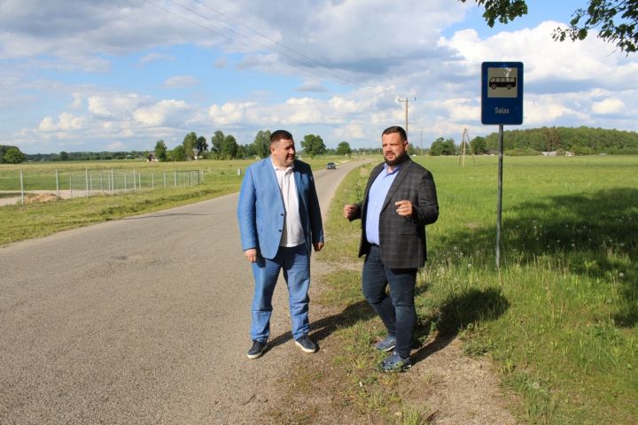 Satiksmes ministra vizīte Ogres novadā