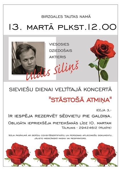 Sieviešu dienai veltīts koncerts "Stāstošā atmiņa"