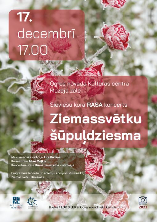 Sieviešu kora "Rasa" koncerts "Ziemassvētku šūpuļdziesma" Ogrē