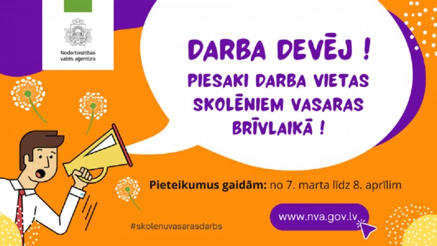 Skolēnu vasaras nodarbinātība