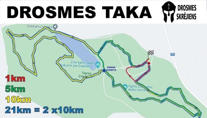 Skrējiens "Drosmes taka" Ogrē