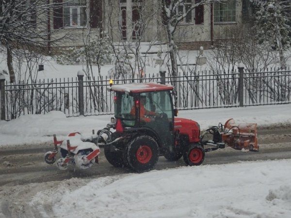 Šobrīd galvenā rūpe – sniega tīrīšana