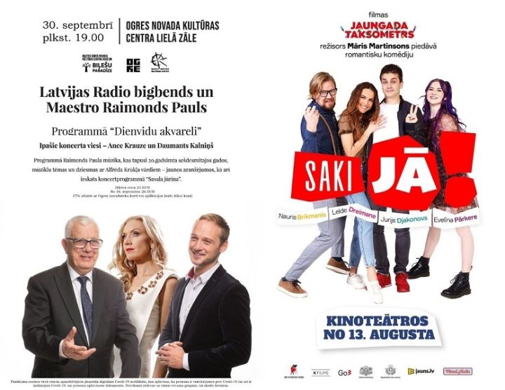 Šonedēļ Ogres novada Kultūras centrā norisināsies vairāki pasākumi
