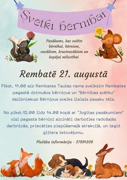 Svētki bērnībai Rembatē