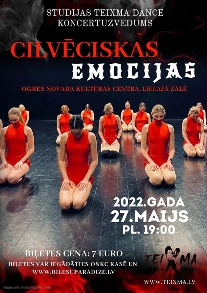 TEIXMA DANCE koncertuzvedums CILVĒCISKAS EMOCIJAS