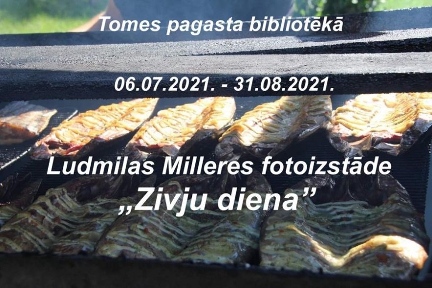 Tomes pagasta bibliotēkā fotoizstāde