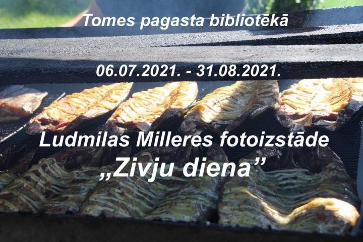 Tomes pagasta bibliotēkā fotoizstāde