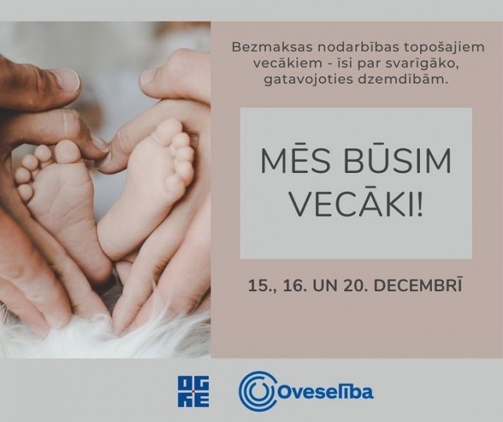 Topošos vecākus aicina uz nodarbību ciklu “Mēs būsim vecāki”