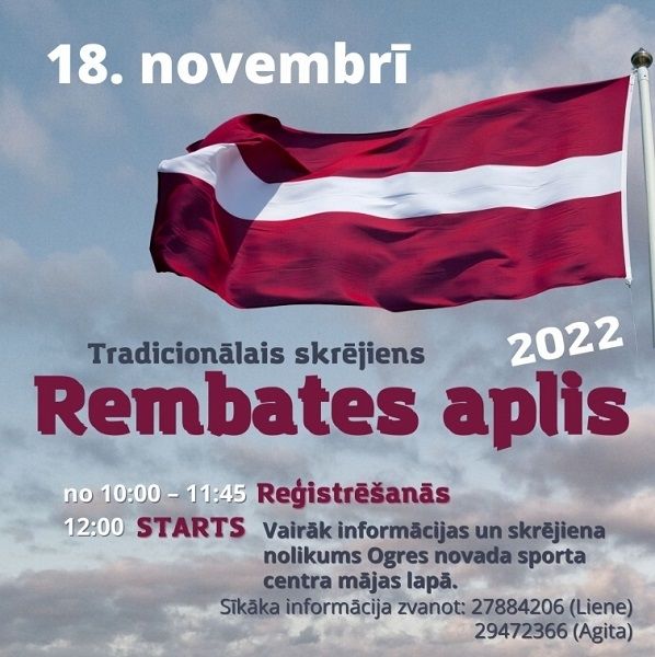 Tradicionālais skrējiens "Rembates aplis" 2022