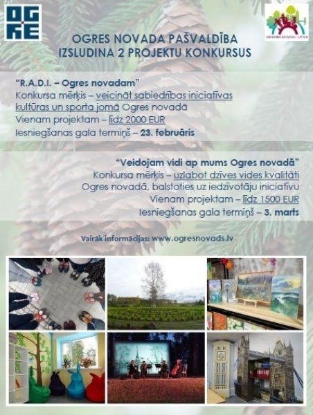 Turpinās pašvaldības projektu konkursi sabiedrības iniciatīvu atbalstam