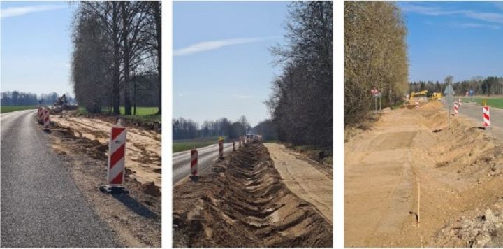 Turpinās veloceliņa Ogre – Ogresgals izbūve