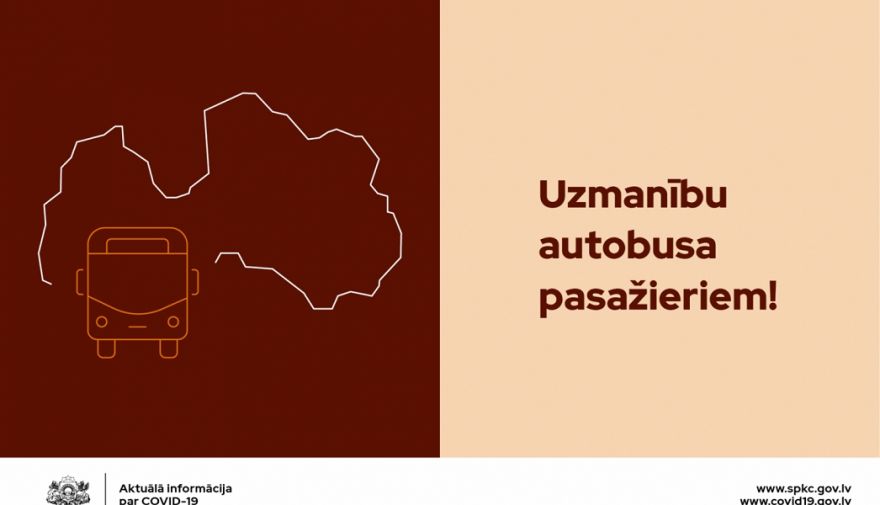 Uzmanību autobusu Rīga-Suntaži-Madliena-Ērgļi, Rīga-Ogre-Rīga pasažieriem!