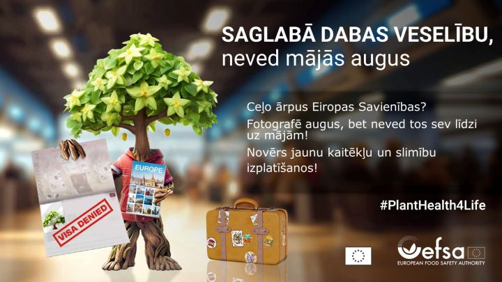Uzsāk augu veselības kampaņu kampaņu ceļotājiem, dārzu īpašniekiem un jaunajiem vecākiem