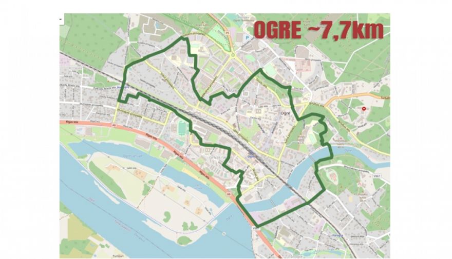 Uzzīmē savu Latvijas kontūru visa jaunā Ogres novada teritorijā