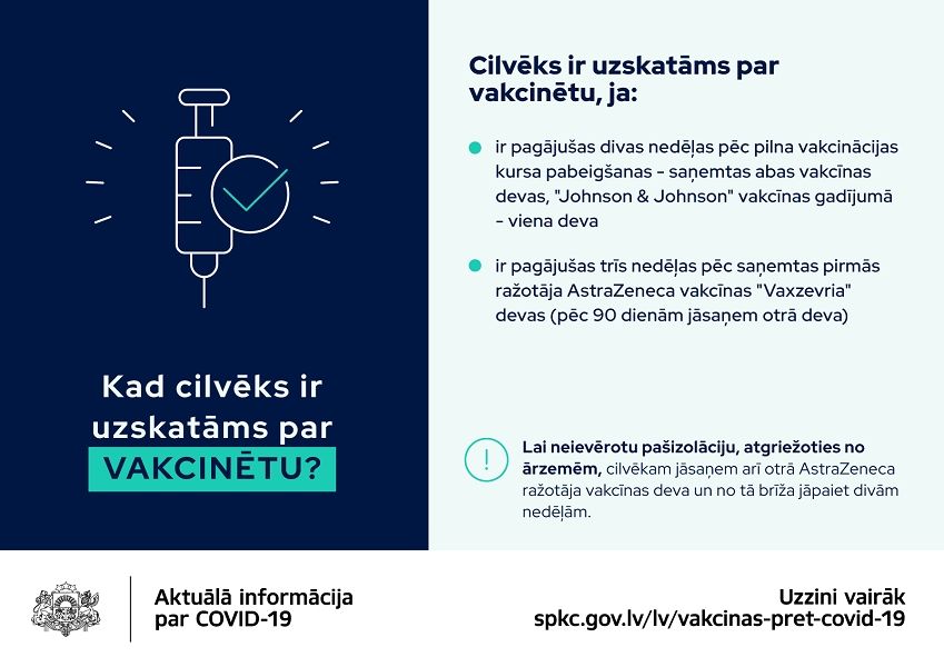 Vakcinētiem cilvēkiem jūnijā būs plašākas iespējas pulcēties