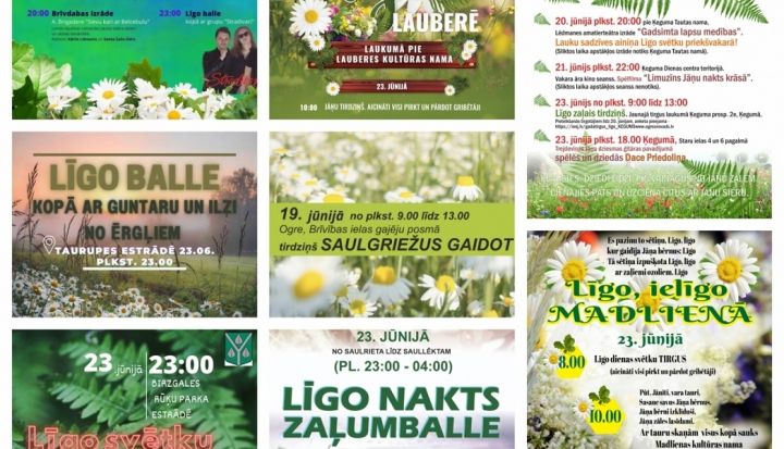 Vasaras Saulgriežu svētki Ogres novadā