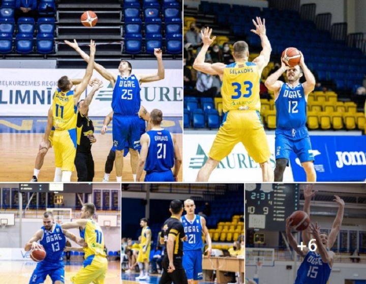 "Ventspilij" septiņu punktu pārsvars pār "Ogri"