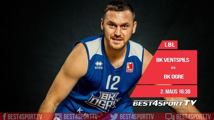 "Ventspils" un "Ogres" basketbolisti cīnās par iespēju iegūt vadību LBL pusfināla sērijā