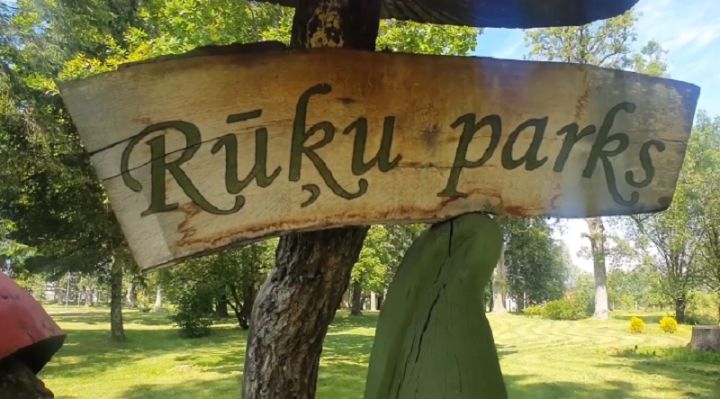 Vides labiekārtošanas darbi Rūķu parkā